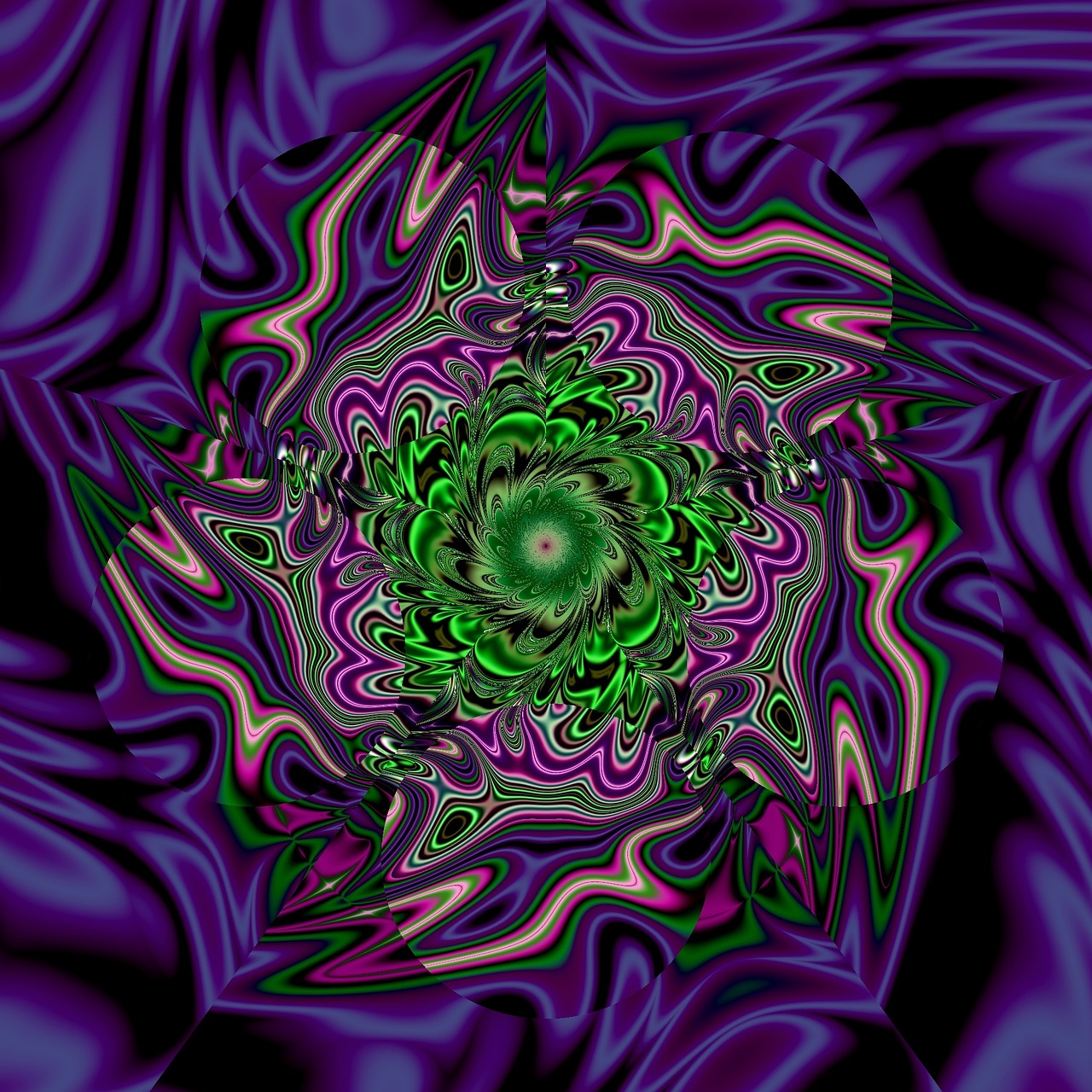 digital art artwork fractal free photo