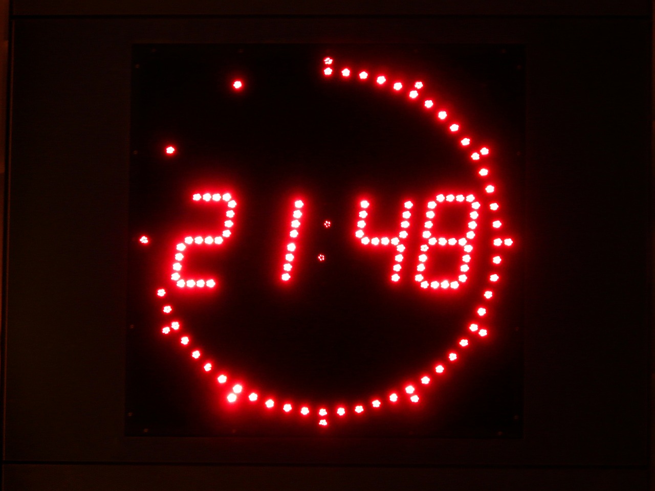 digital clock clock digital free photo