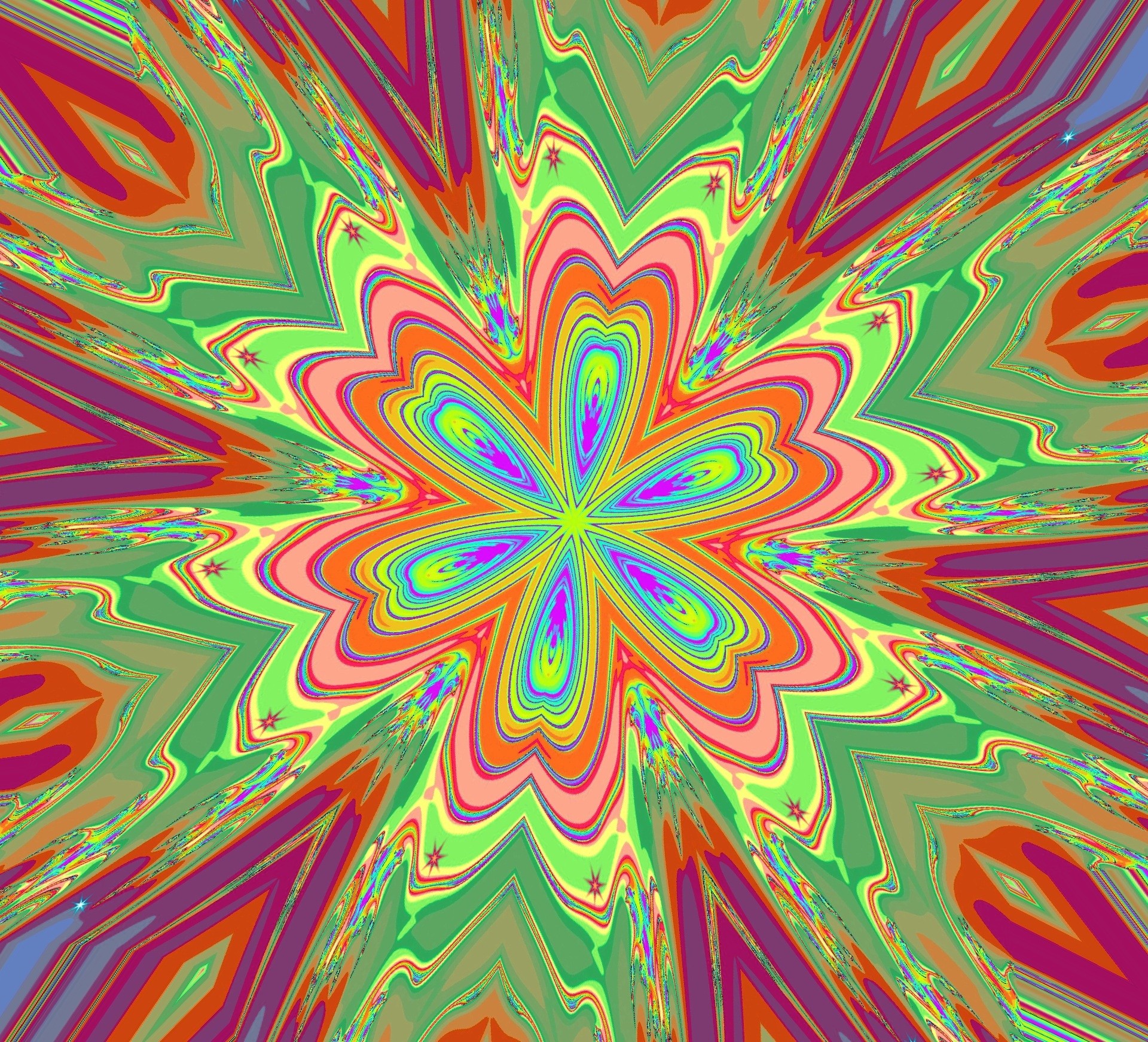 astronira fractal flower free photo