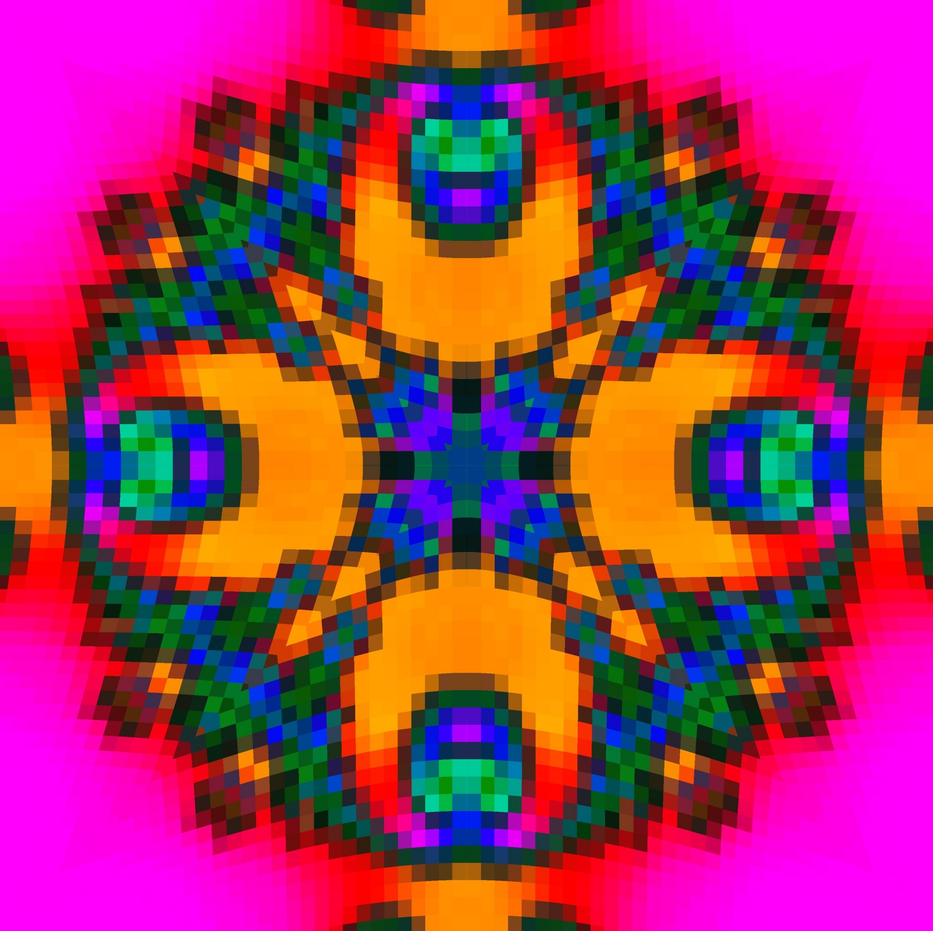 kaleidoscope astronira symmetry free photo