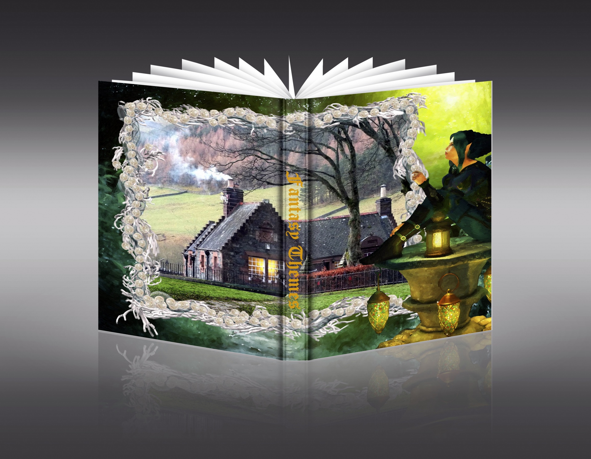 digital fantasy book free photo