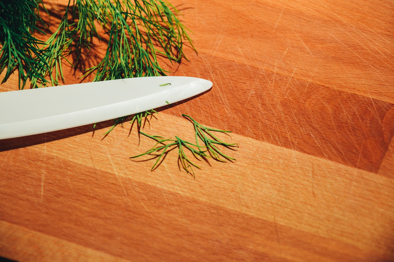 dill herbs knife free photo