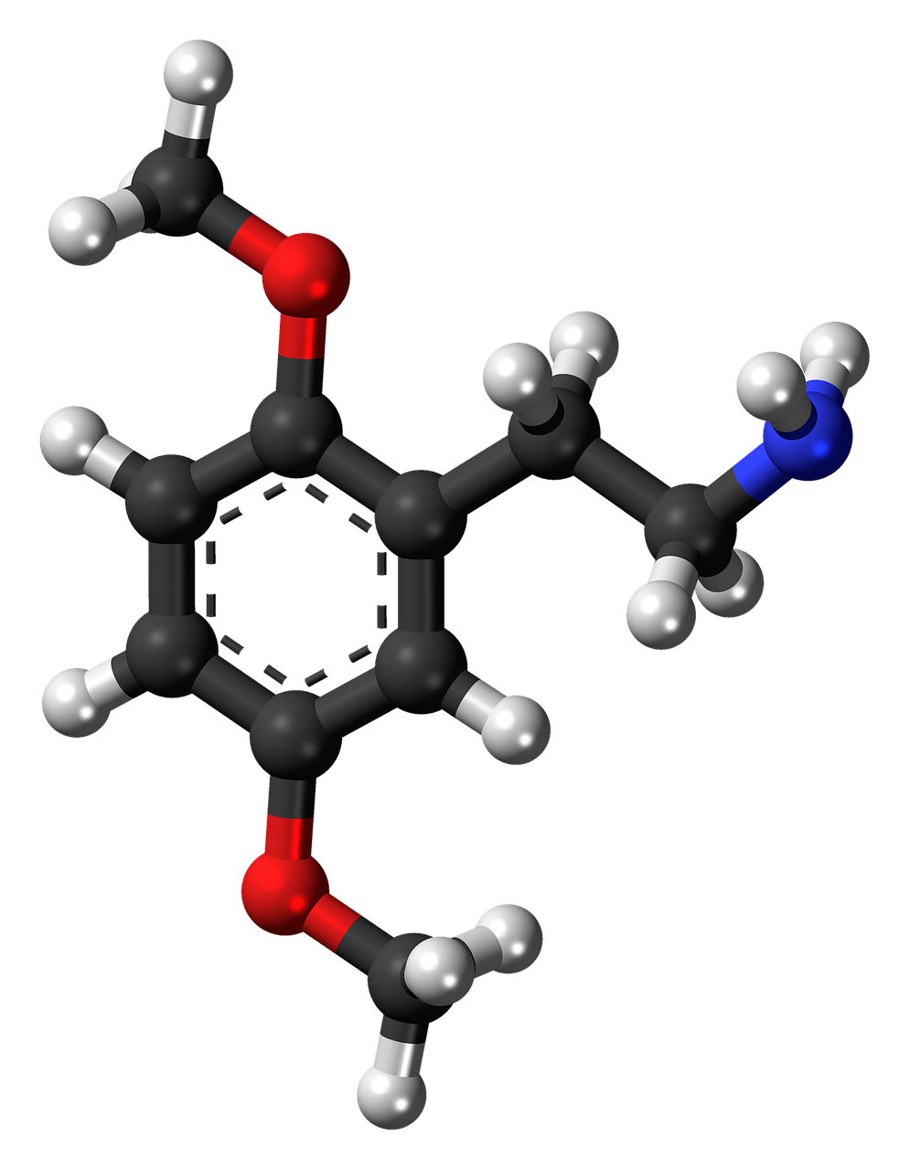 dimethoxyphenethylamine molecule compound free photo