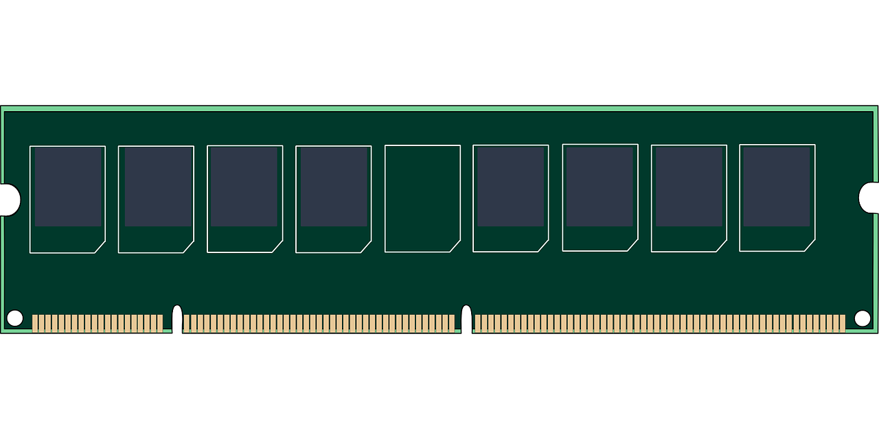 dimm ram,memory,ram,computer,hardware,electronic,microelectronics,microprocessor,chips,free vector graphics,free pictures, free photos, free images, royalty free, free illustrations, public domain