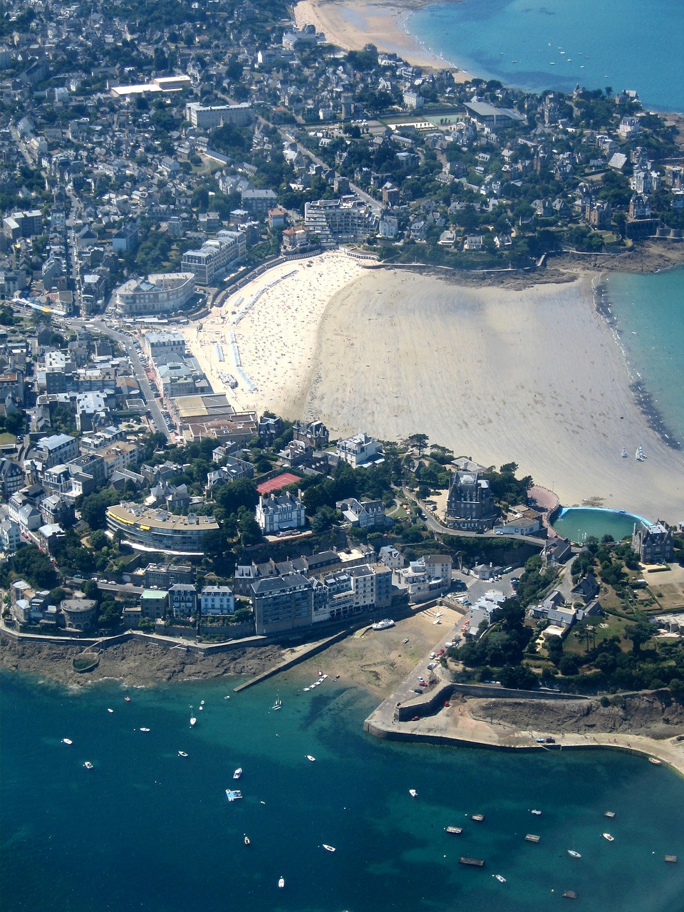 dinard brittany sea free photo