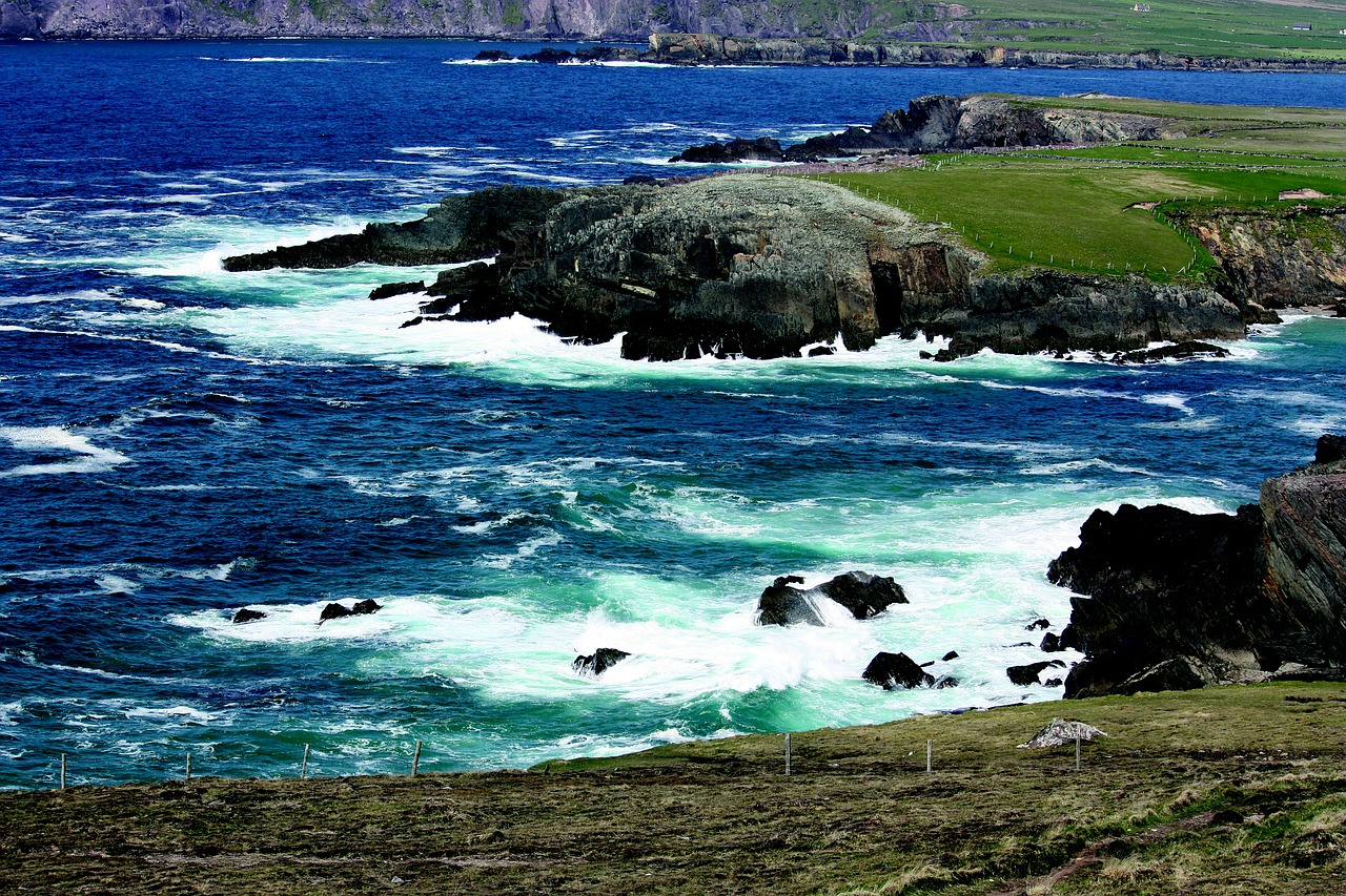 dingle atlantic cliffs free photo