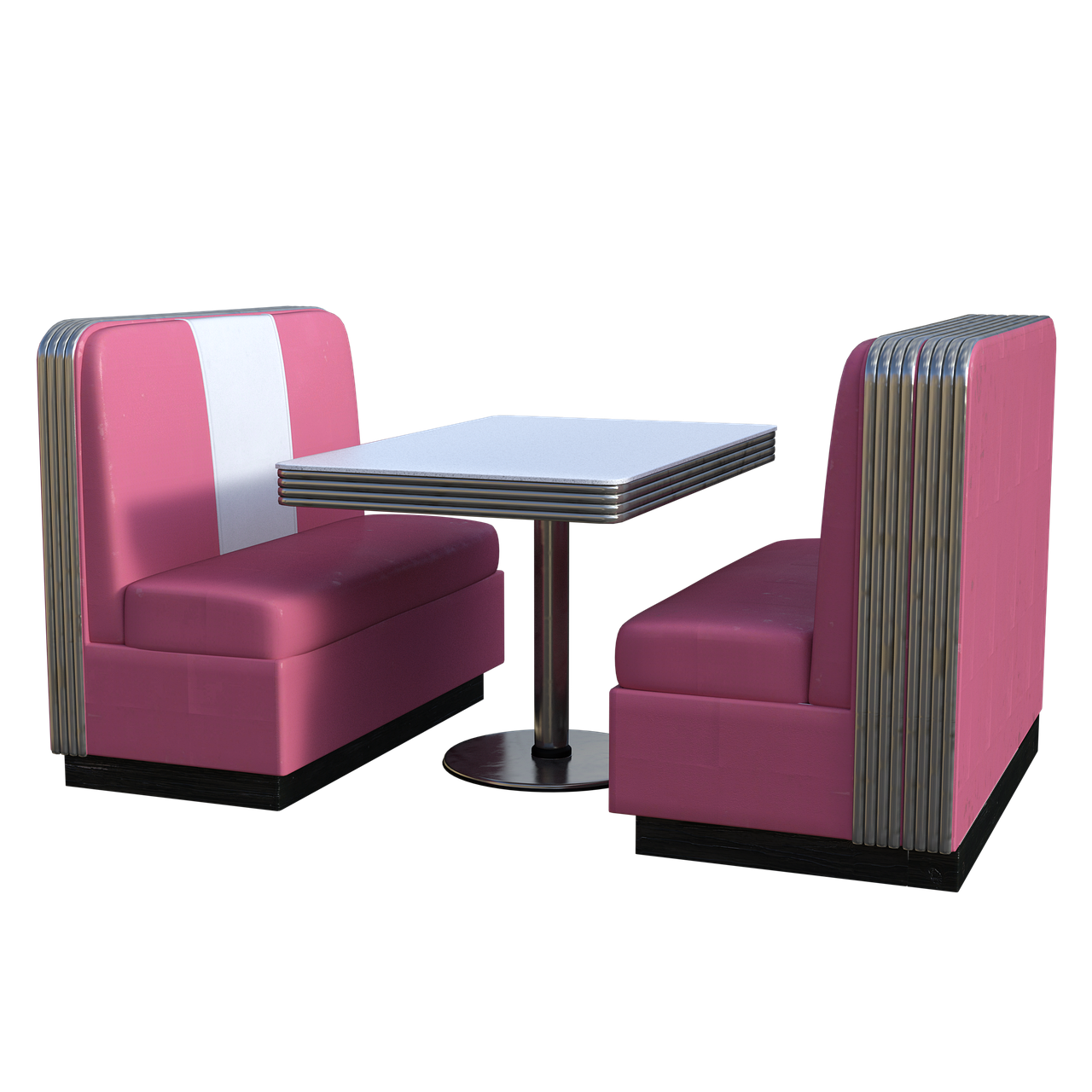 dining  booth  pink free photo