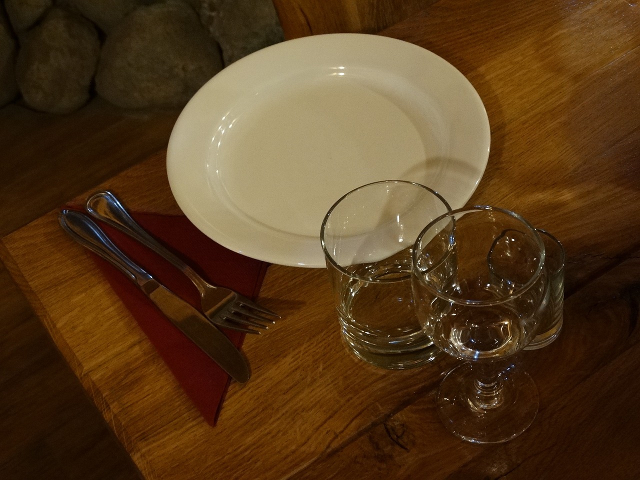 dining plate glass free photo