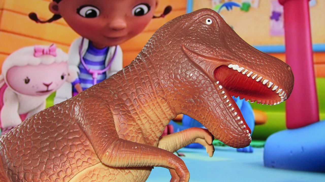 dinosaur toy plastic free photo