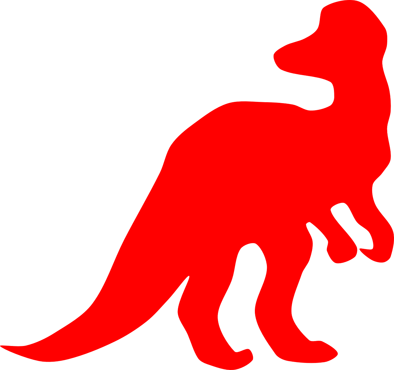 dinosaur red prehistoric free photo