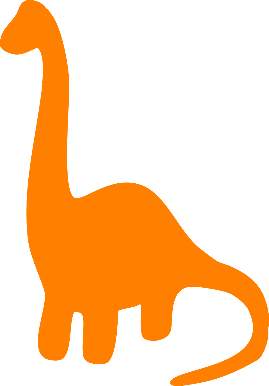 dinosaur diplodocus silhouette free photo