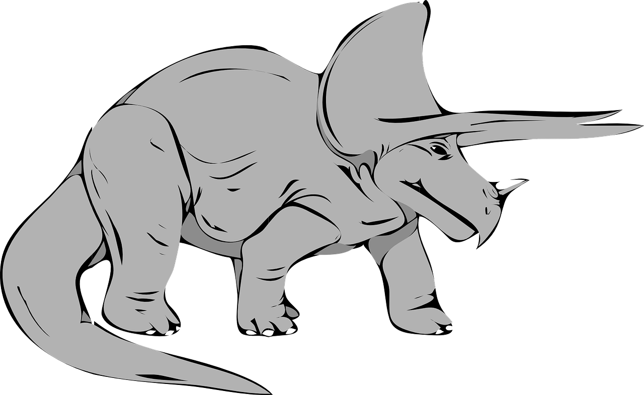 dinosaur triceratops extinct free photo