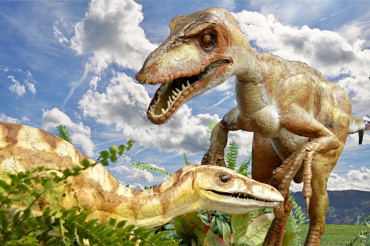 dinosaurs lizards jurassic free photo