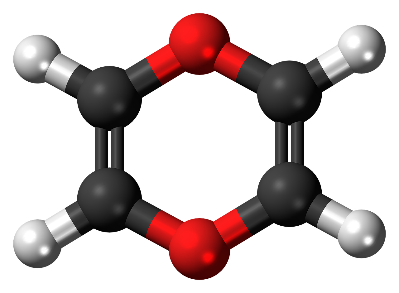 dioxin heterocycle ball free photo