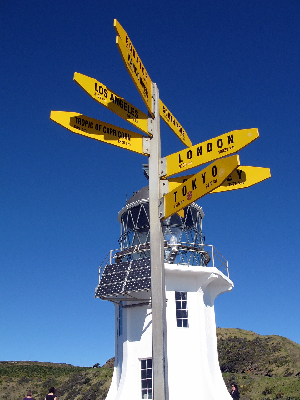 direction lighthouse cape reinga free photo