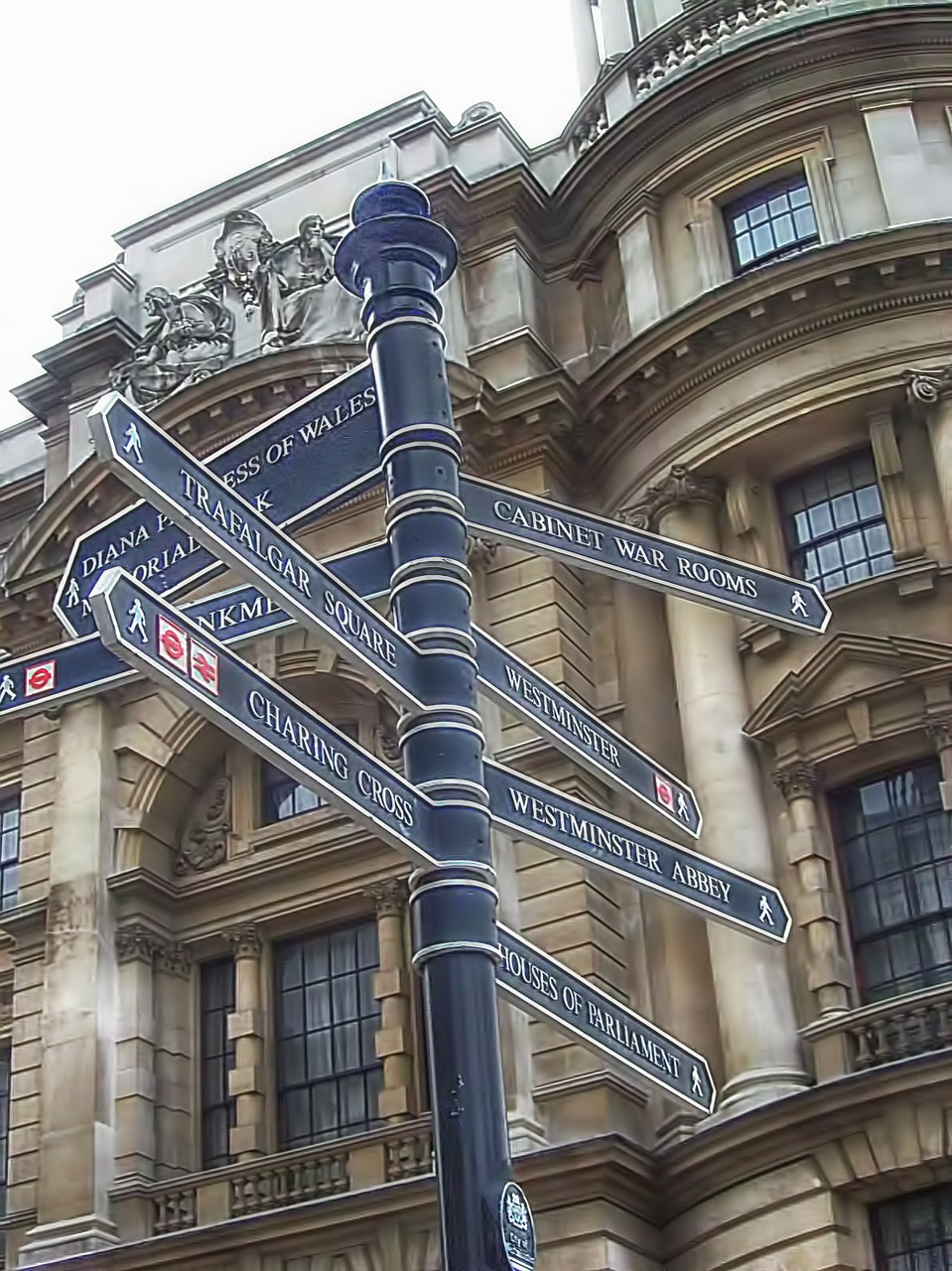 direction indicator signpost london free photo