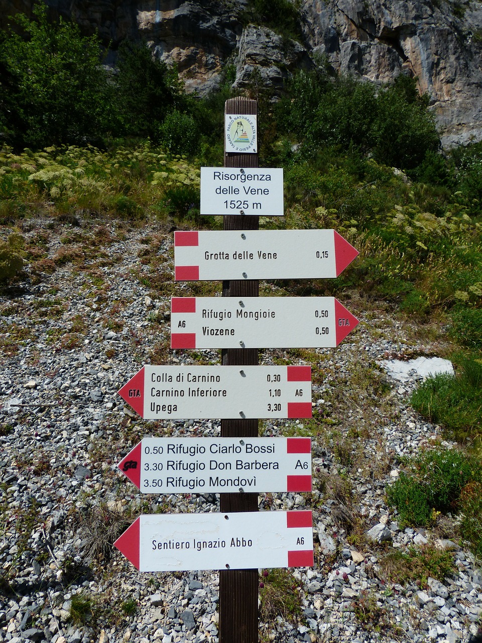 directory signposts hiking trails free photo