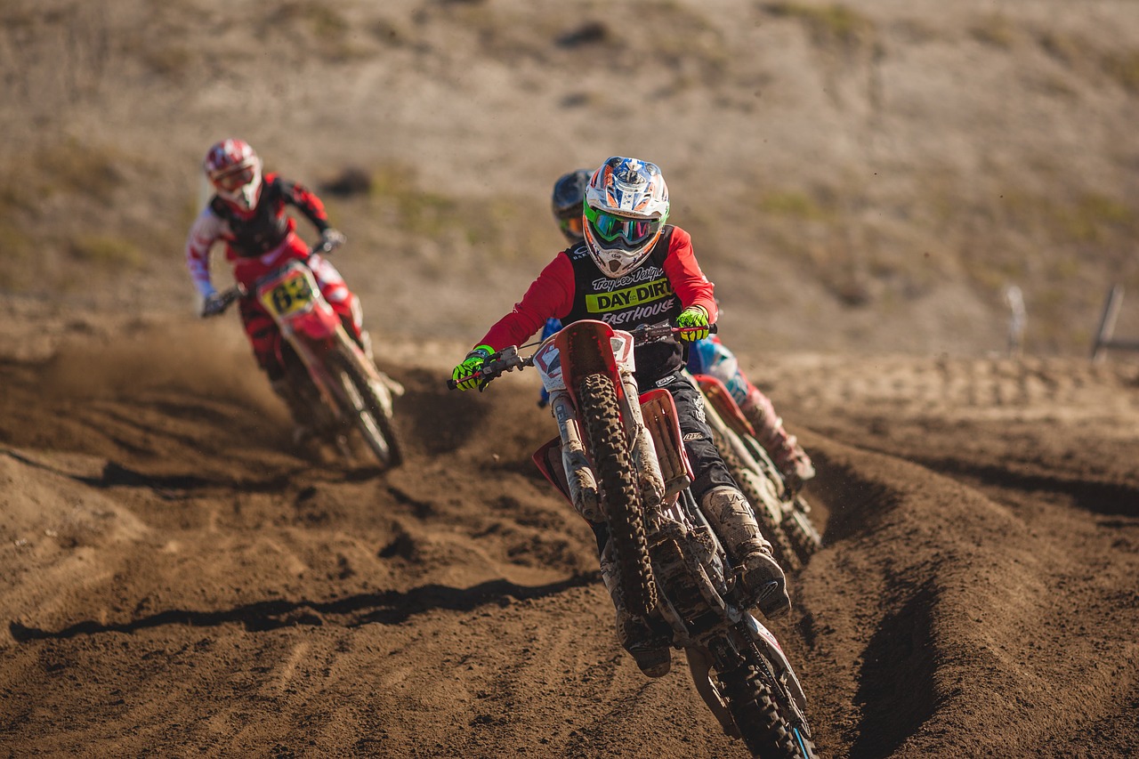 dirt bike racing race free photo