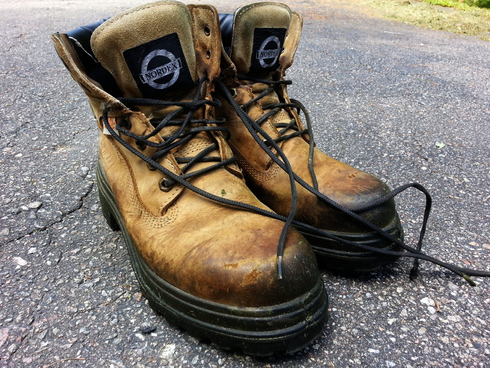 boots asphalt shoe free photo