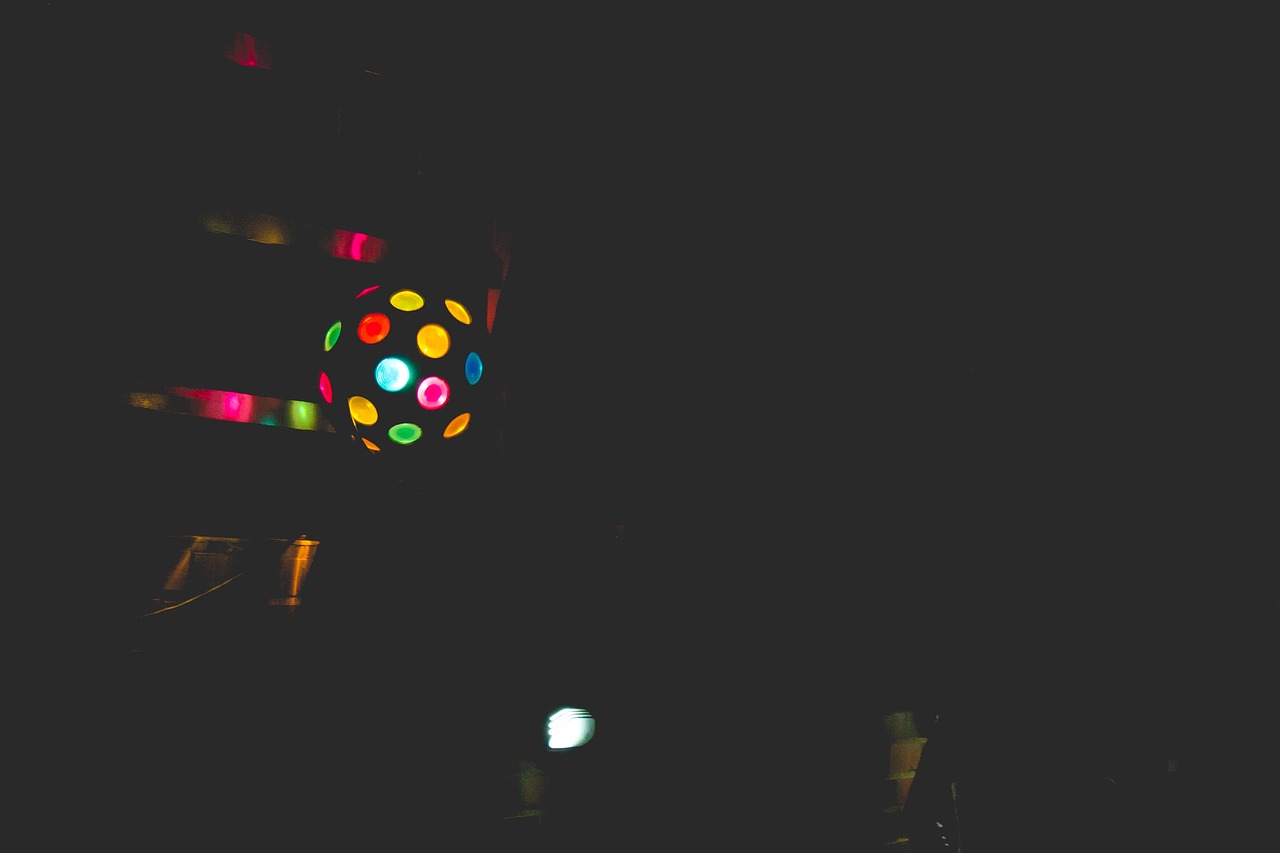 disco ball lights dancing free photo
