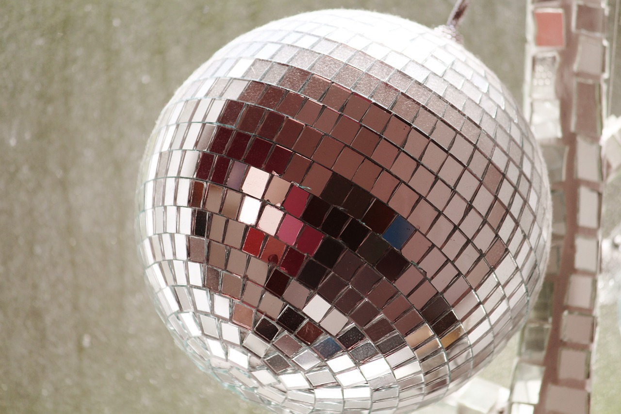 disco ball mirror about free photo