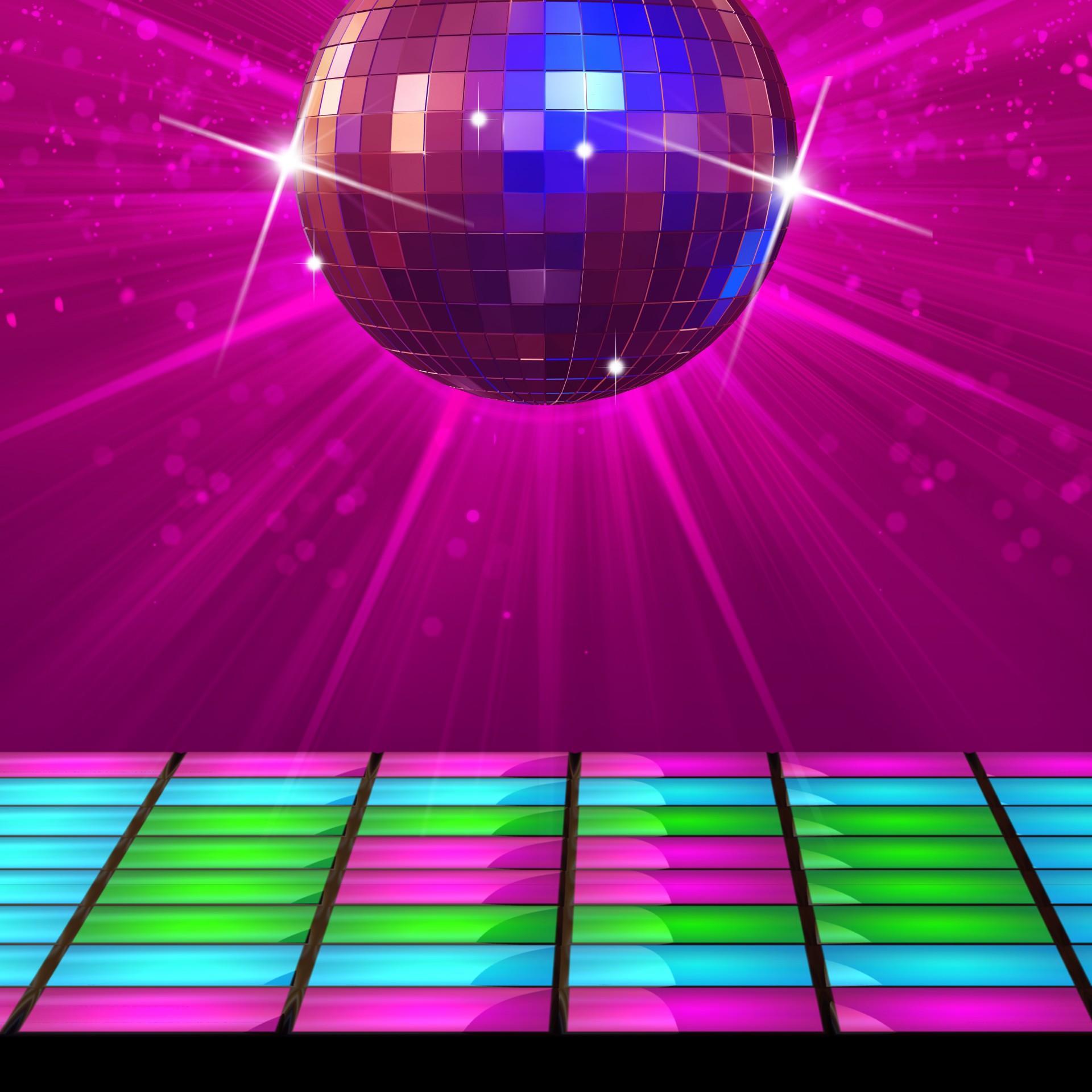 disco dance floor lights