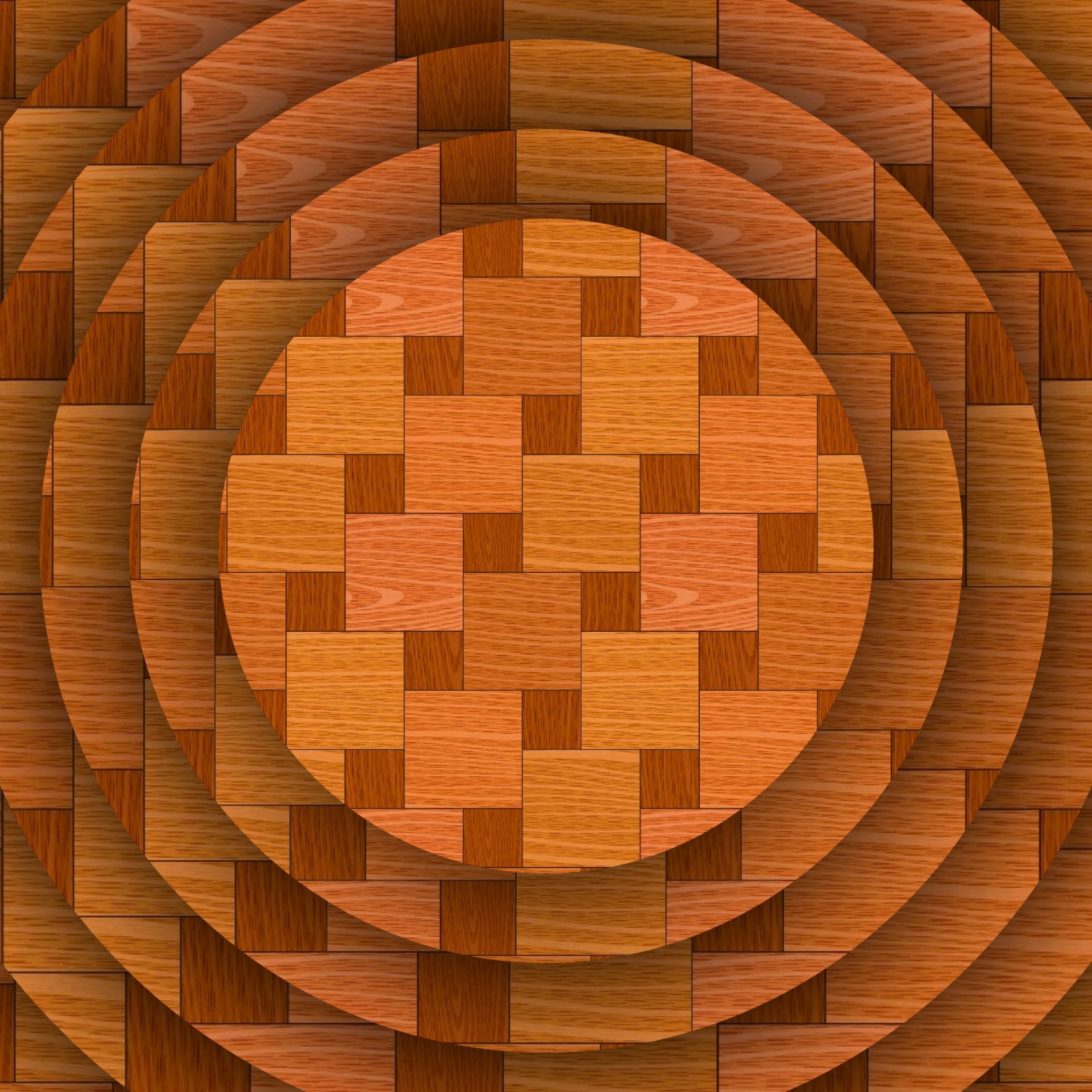 wallpaper concentric wood free photo