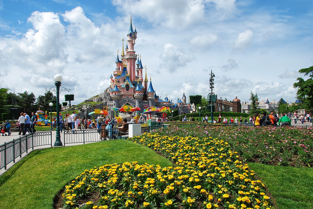 disneyland  paris  france free photo