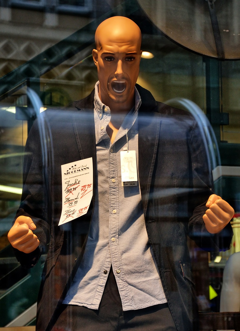 display dummy fashion window free photo