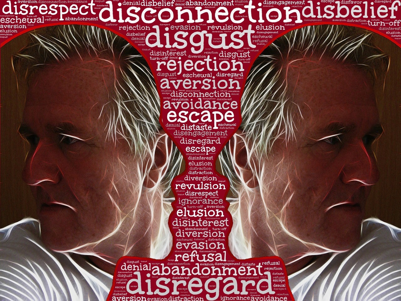 disregard disconnection disgust free photo