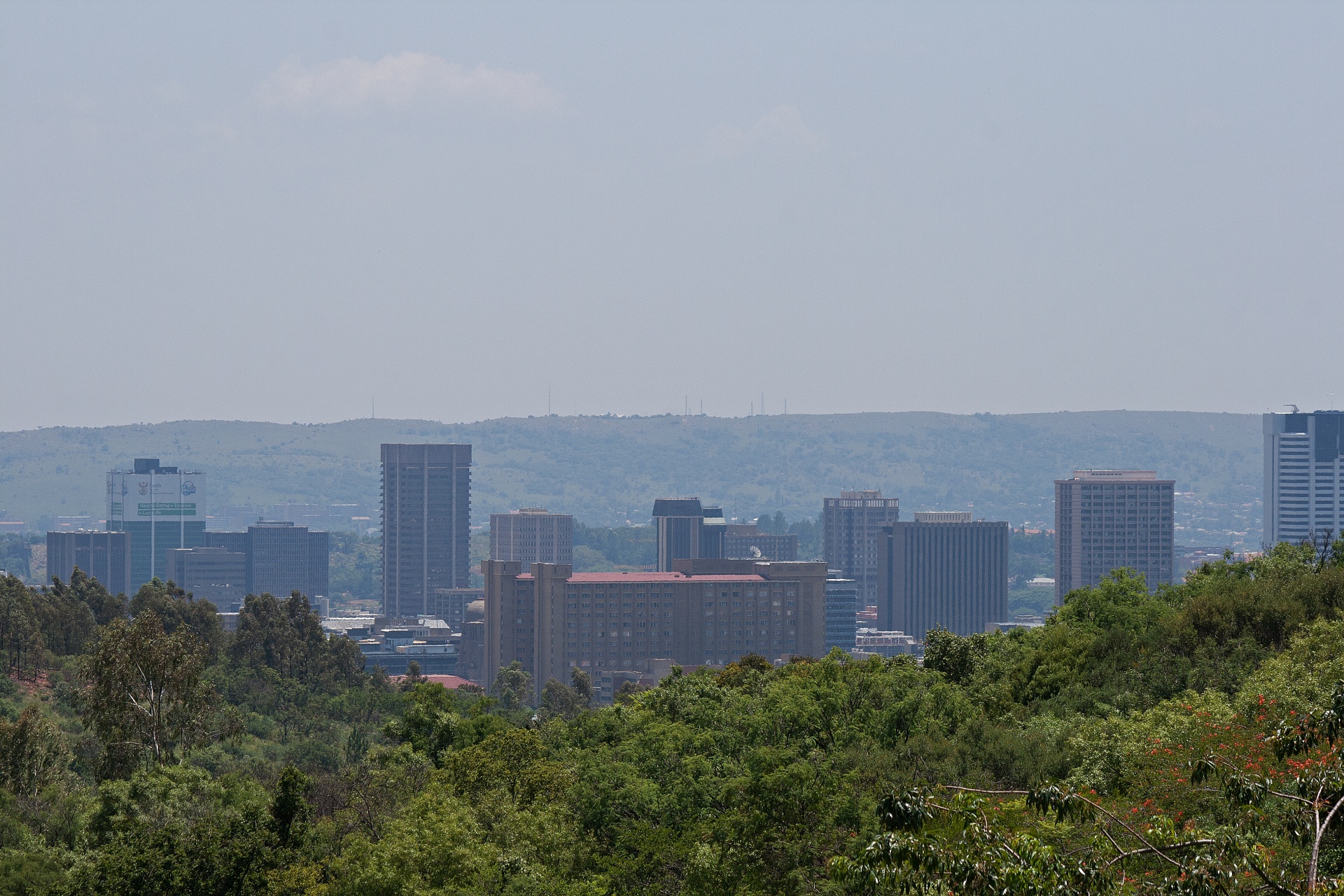 distant buildings tall free photo