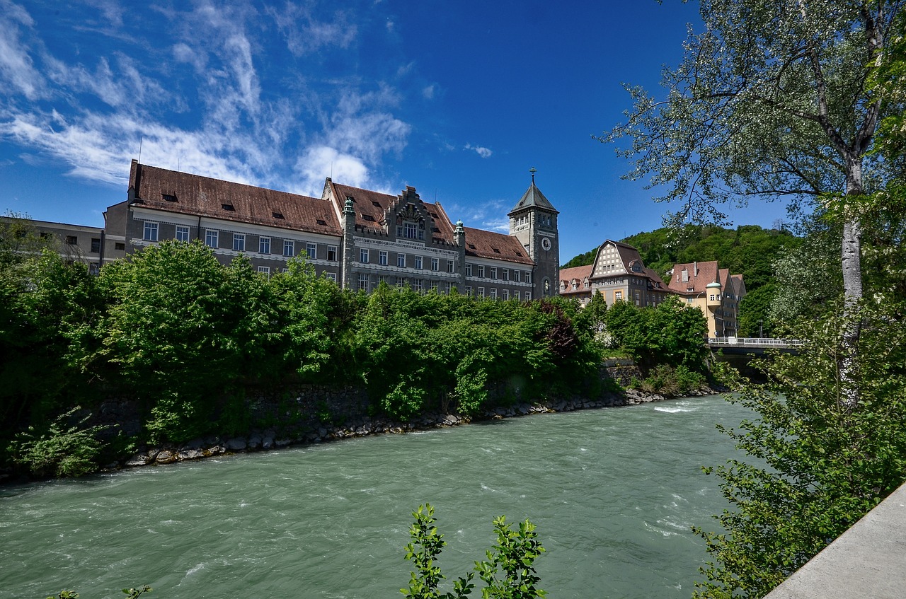 district court  feldkirch  river free photo