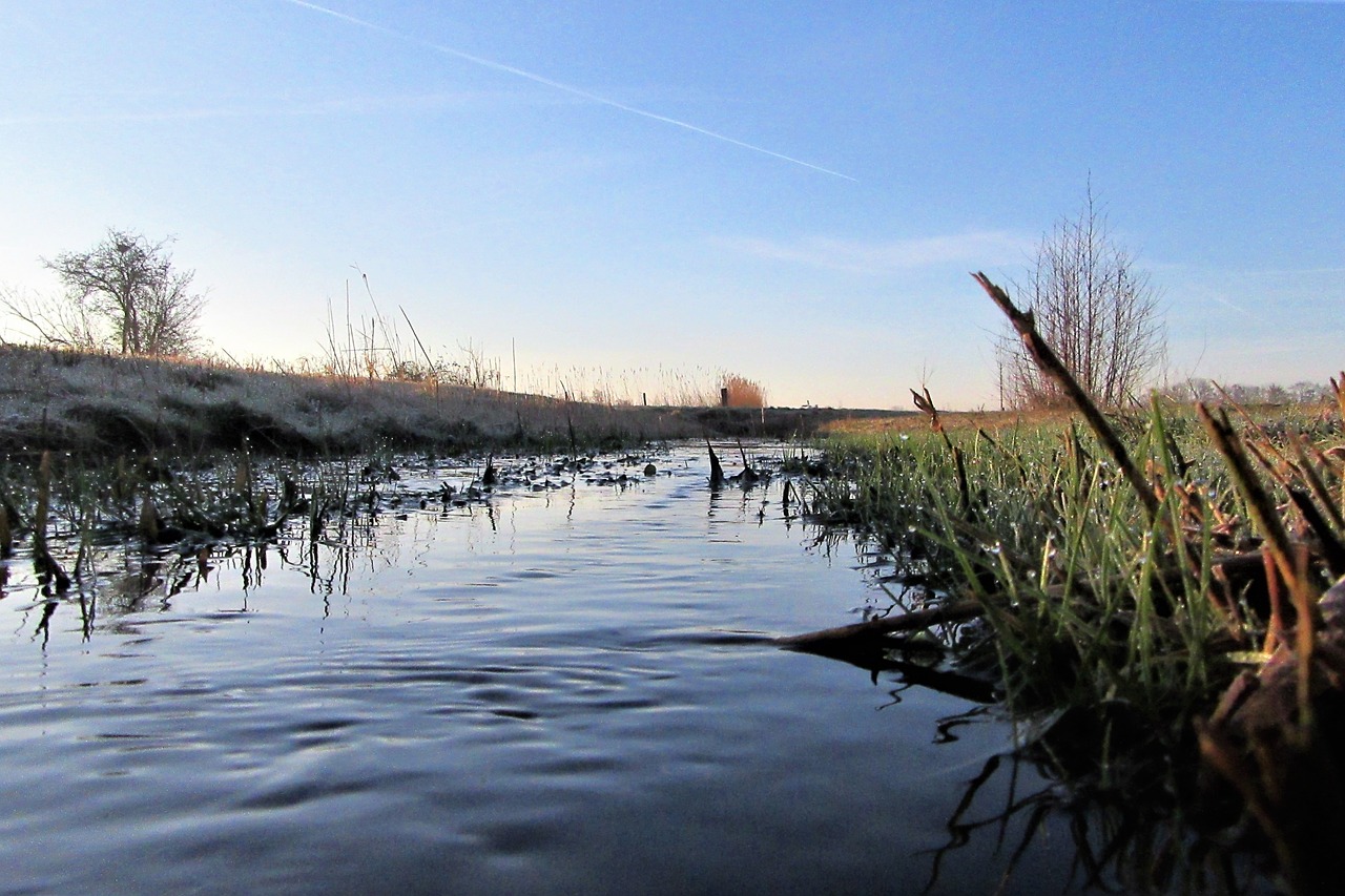 ditch  flow  landscape free photo