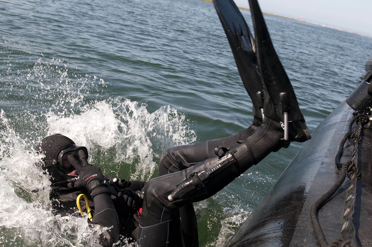 diver navy scuba free photo