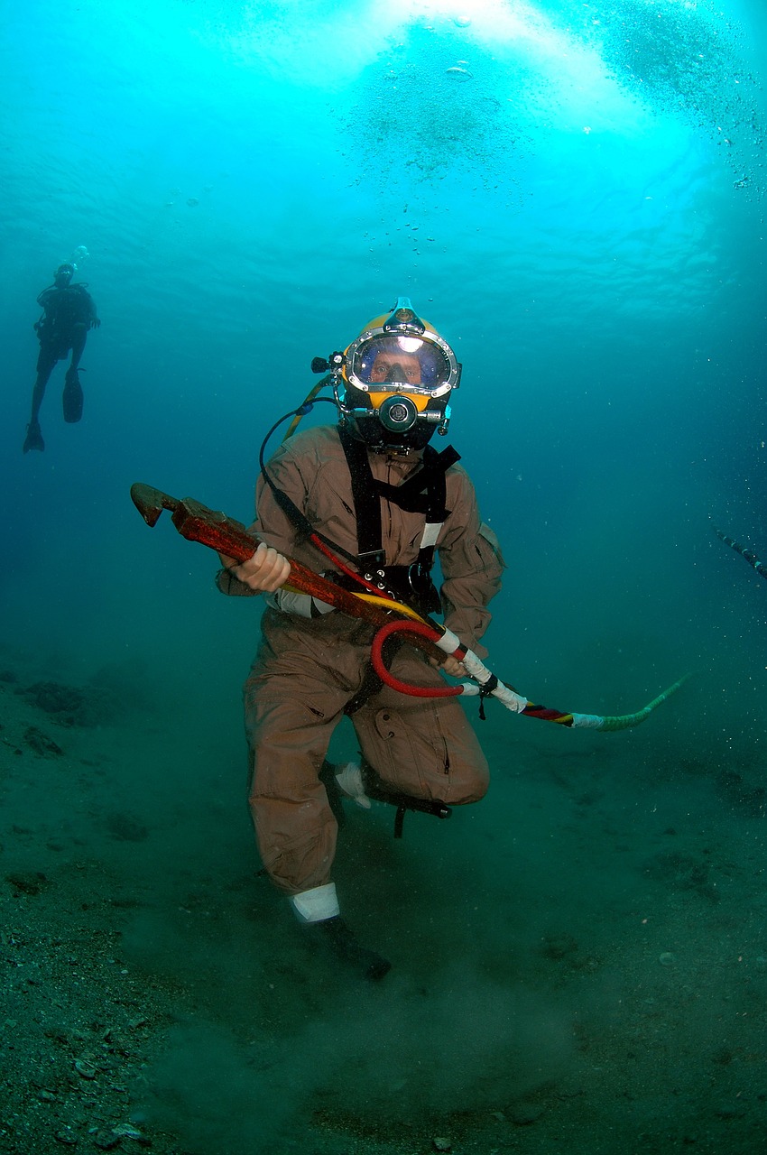 diver salvage navy free photo