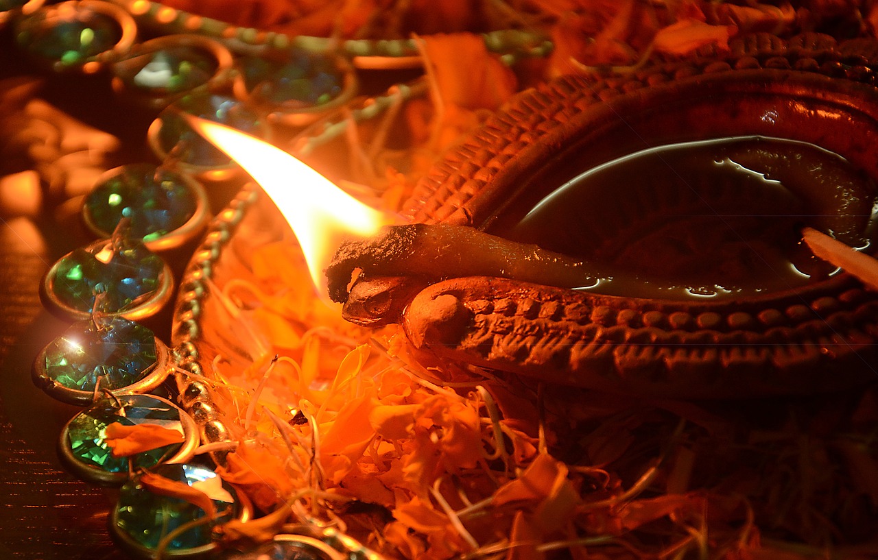 diwali diya deepavali free photo