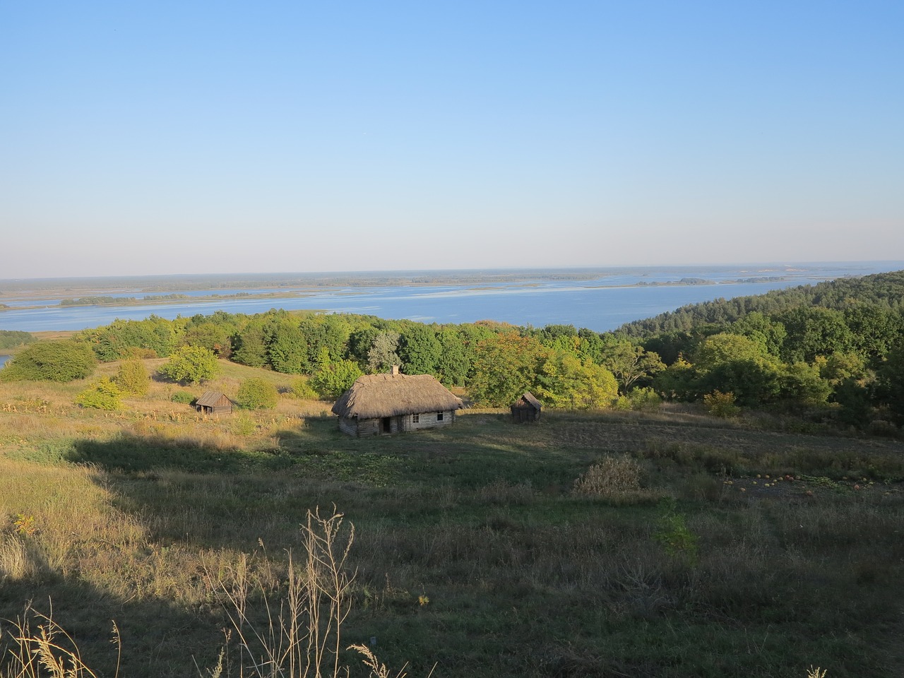 dnieper landscape forest free photo