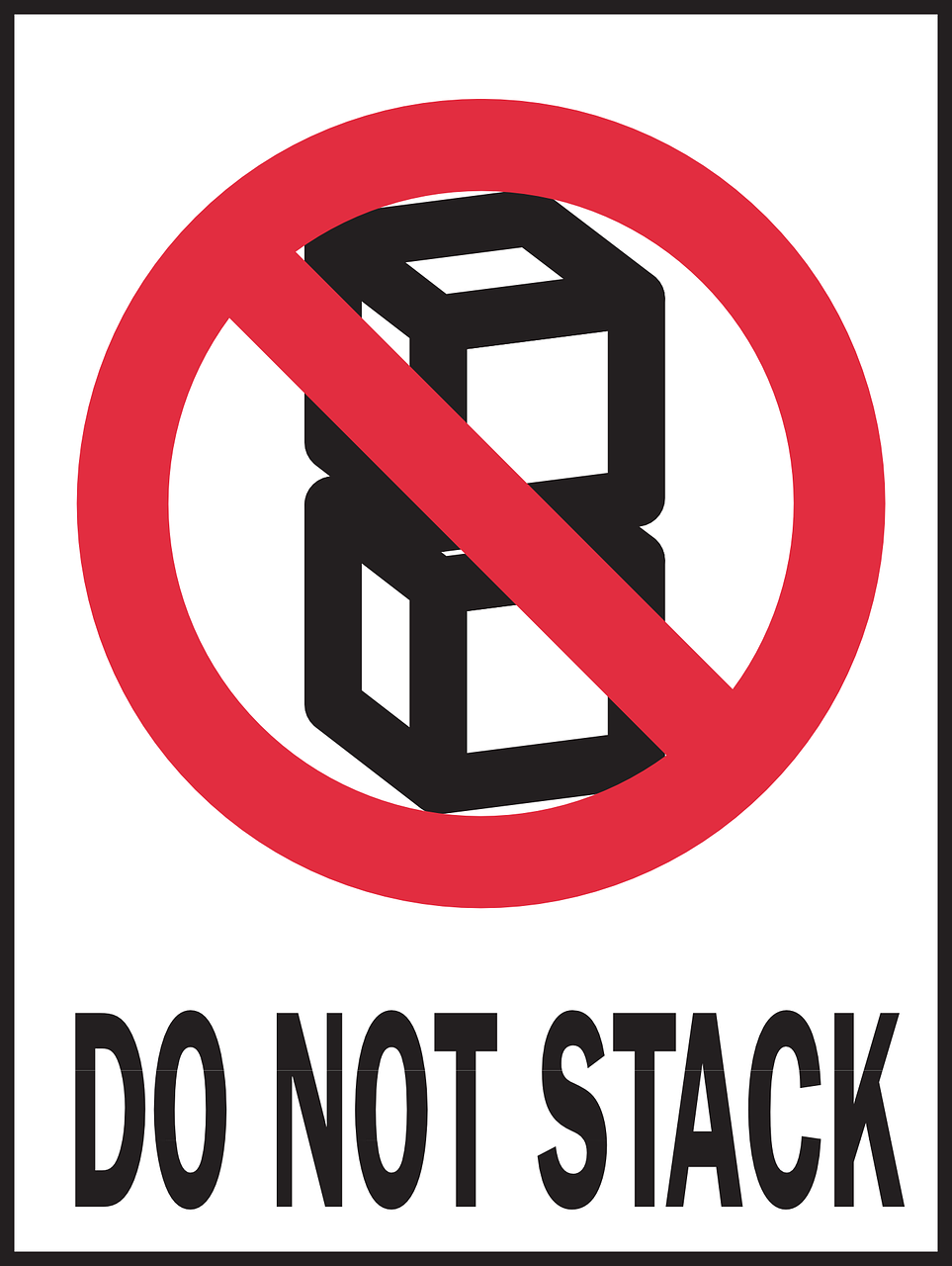 do not stack free photo
