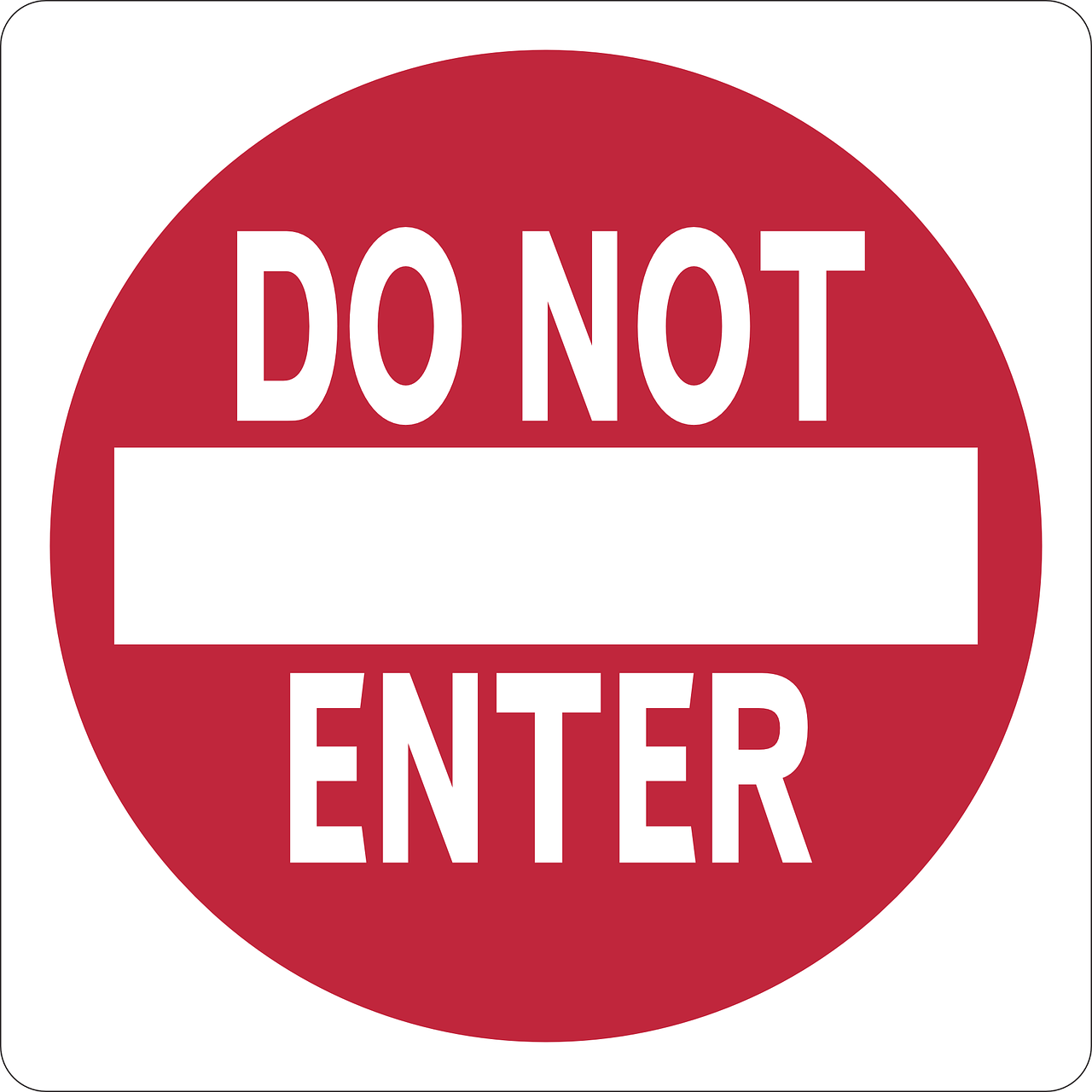 do not enter free photo