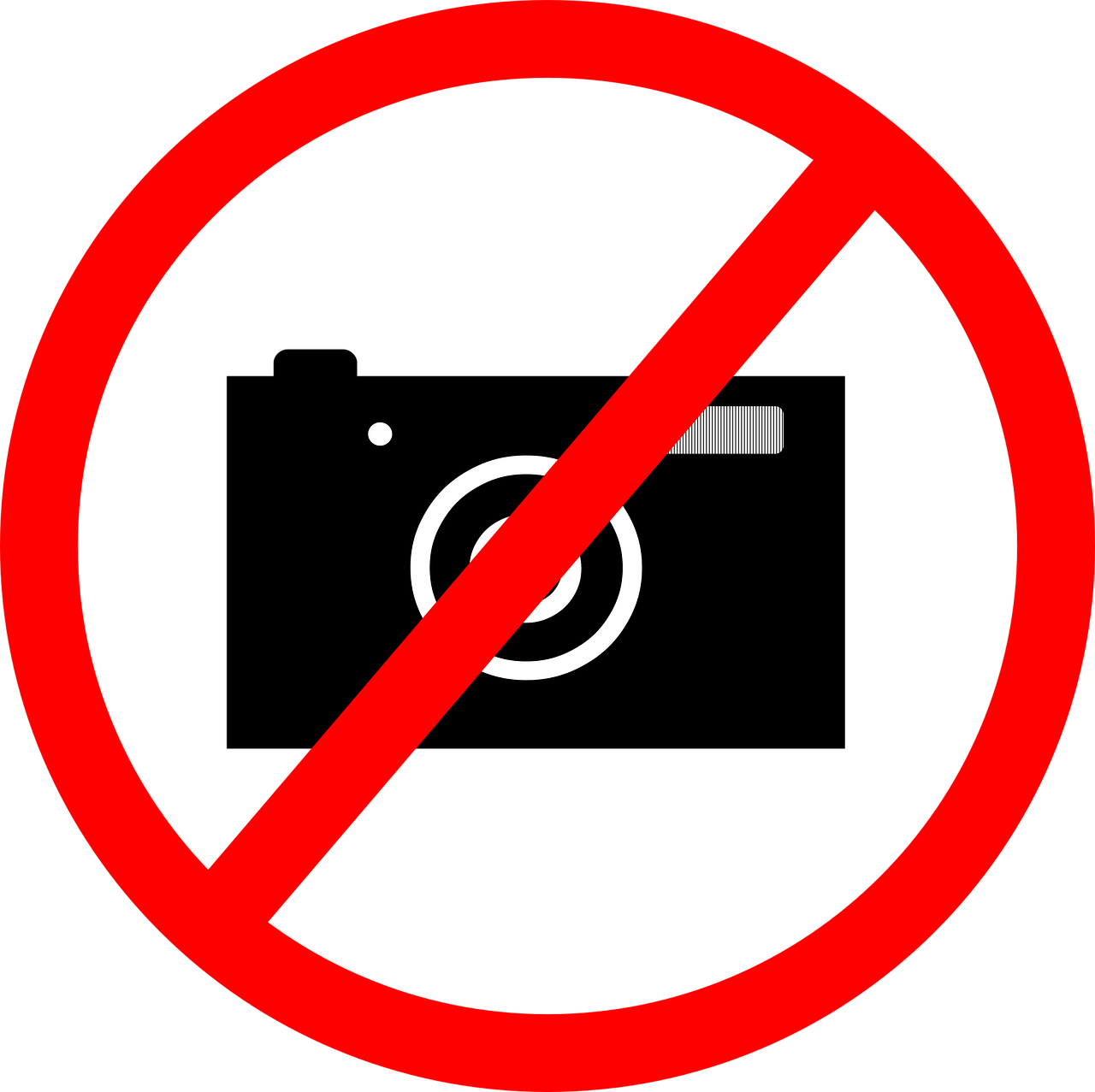 do not take photos a ban on taking pictures symbol free photo