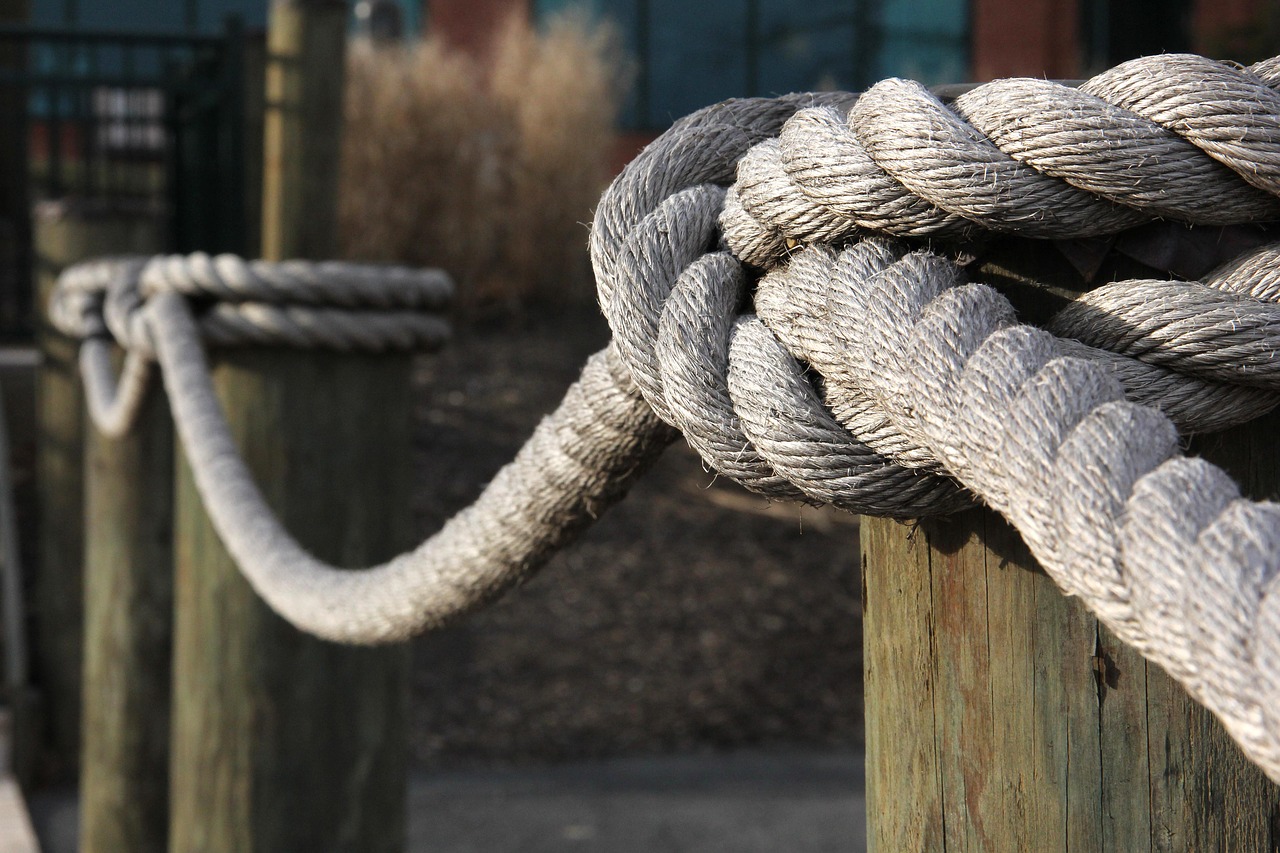 dock rope nautical free photo
