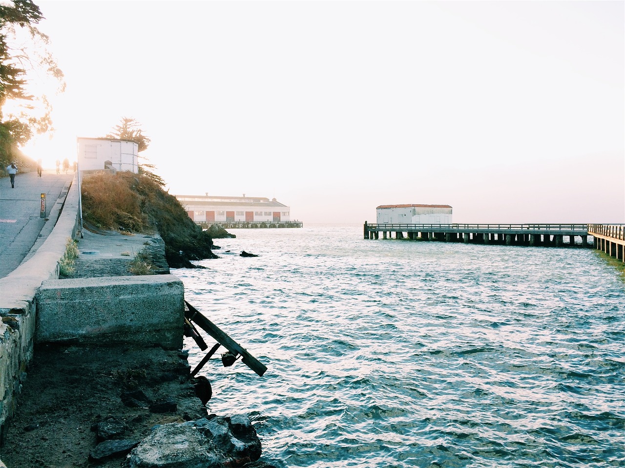 dock pier water free photo