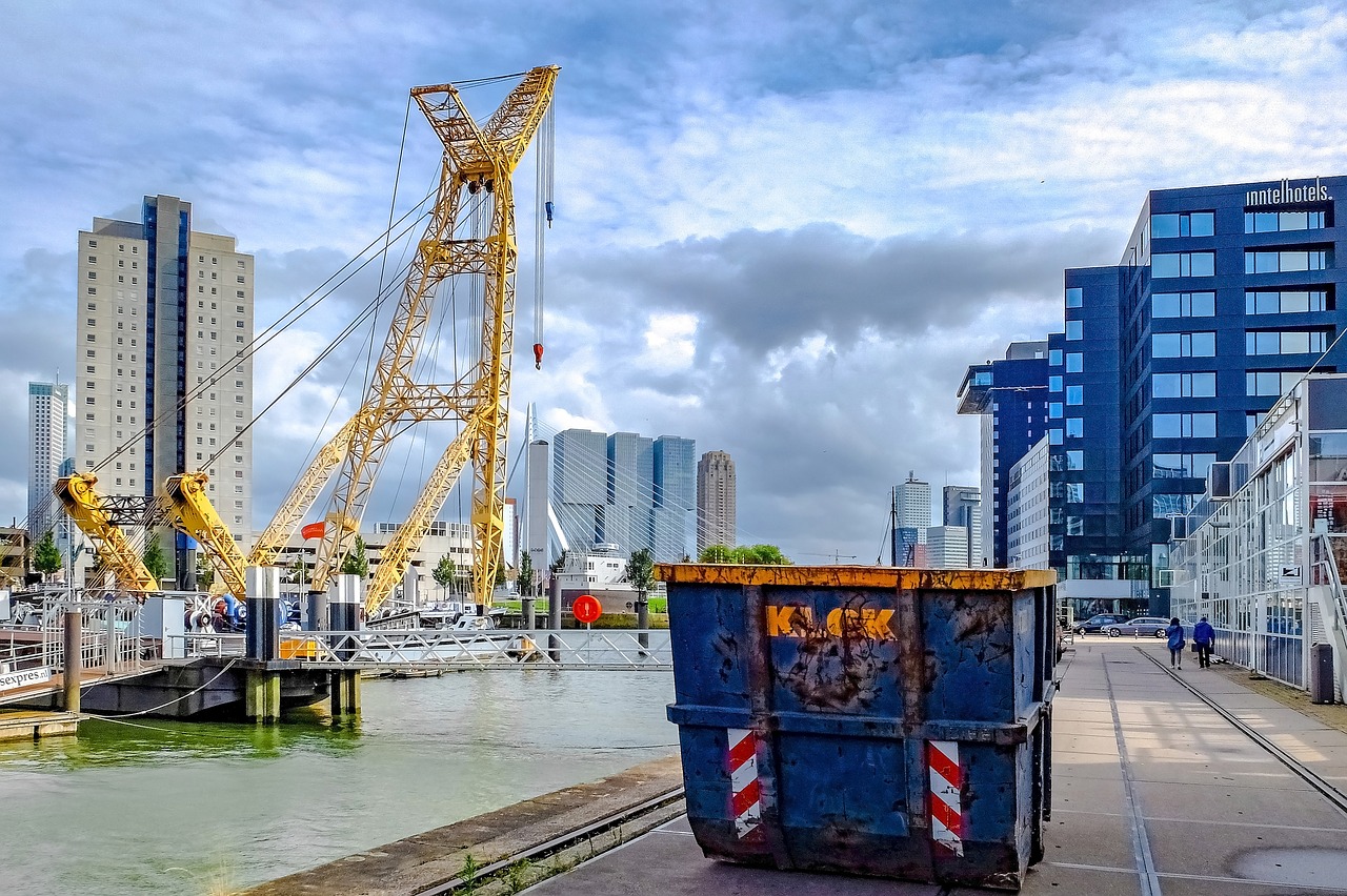 dock crane harbour free photo