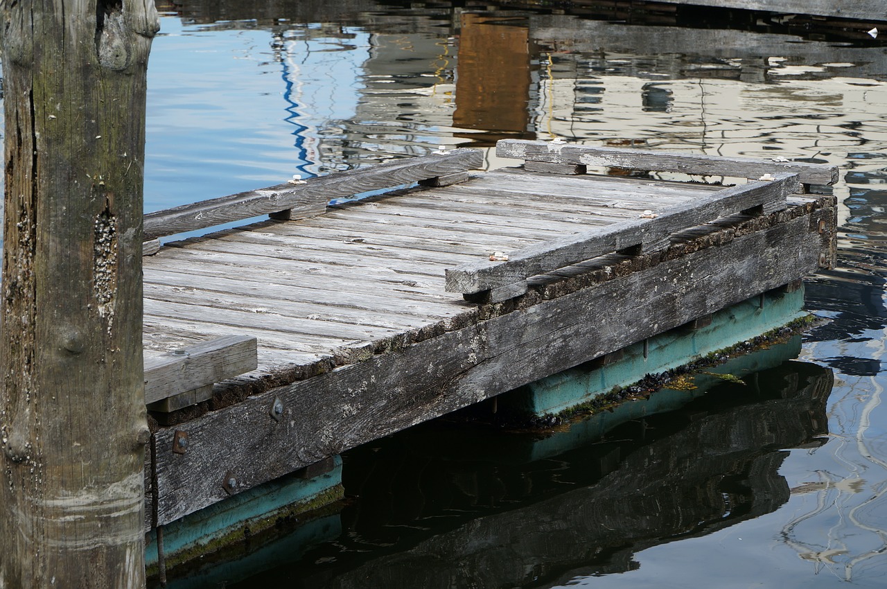 dock  pier  reflection free photo