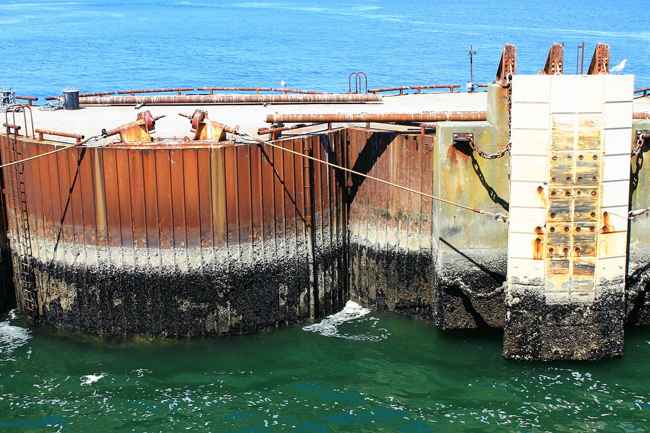 dock ocean port free photo