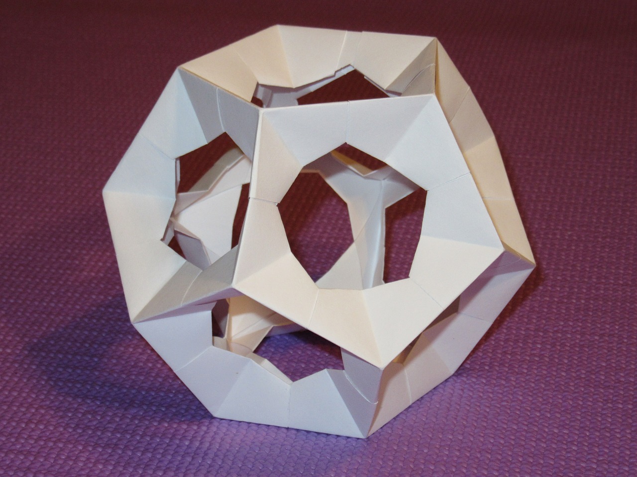 dodecahedron platonic solid origami free photo