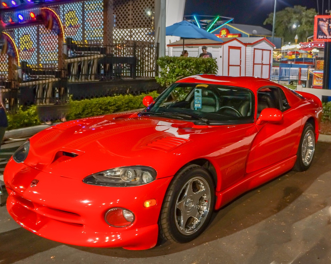 dodge viper red free photo