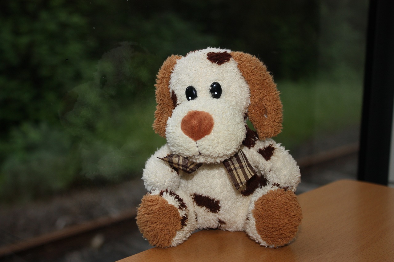 dog stuffed animal children toys free photo