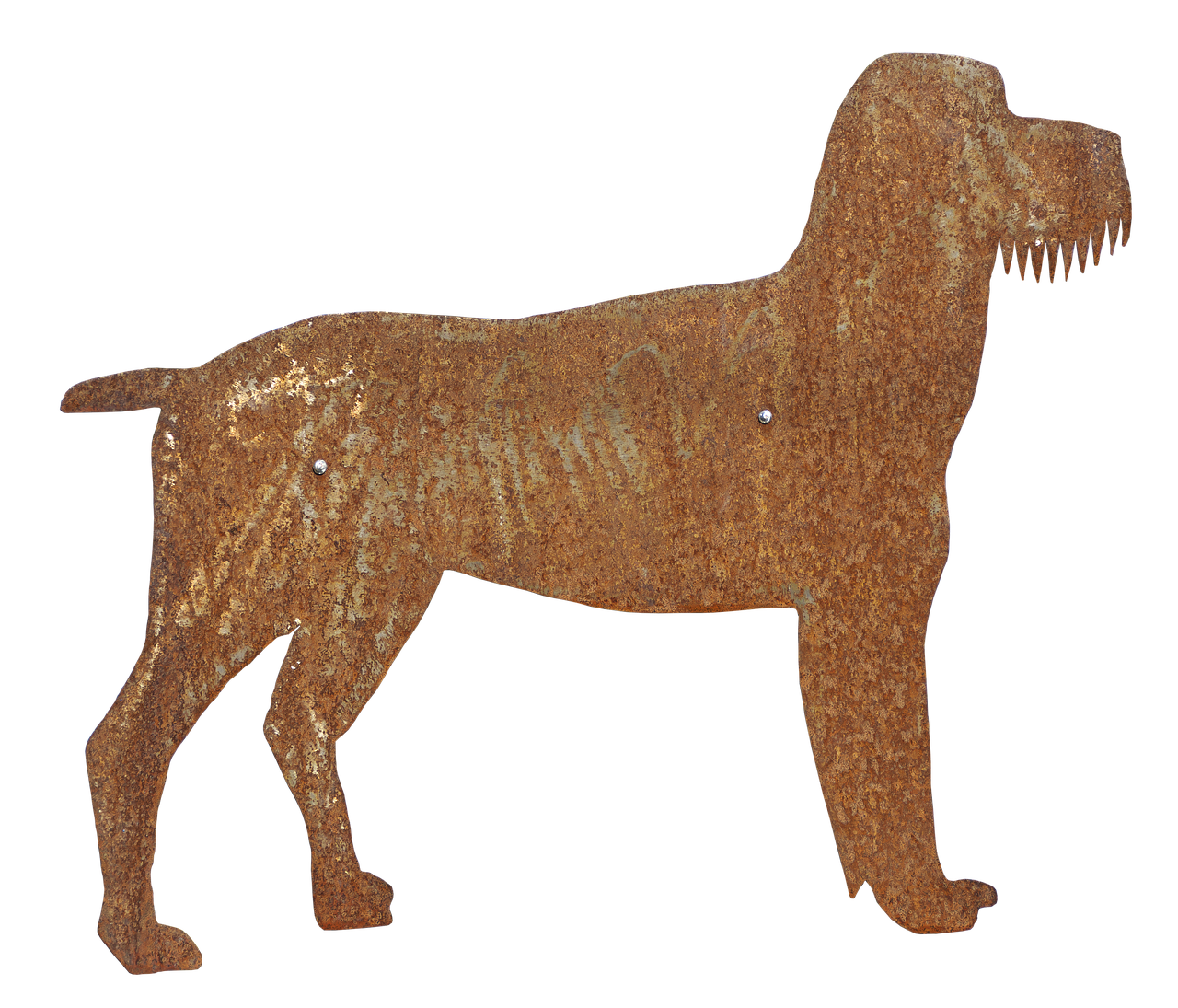 dog  schnauzer  metal figure free photo