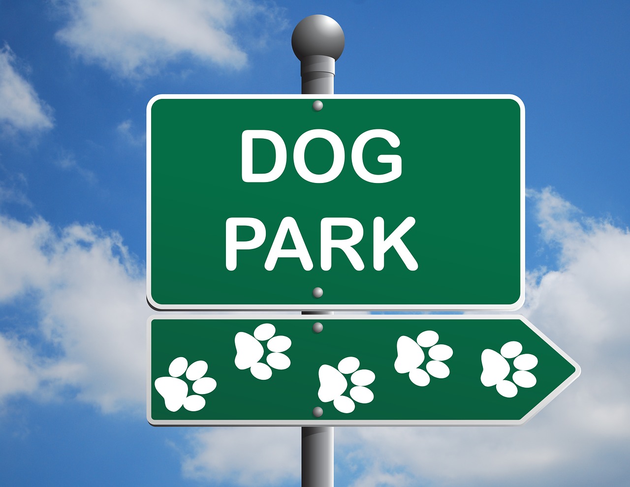 dog park sign park free photo
